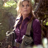 Mariel Hemingway stars in "In Her Line of Fire"